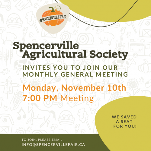 Spencerville Agricultural Society, November Meeting-event-photo