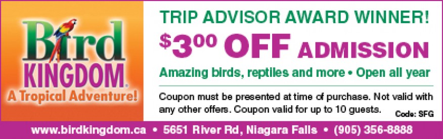 Bird Kingdom Coupon 3 Off Admission